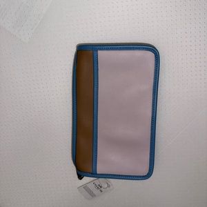 Coach color block wristlet